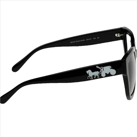 Coach HC8249F Sunglasses Black Light Grey main image 6